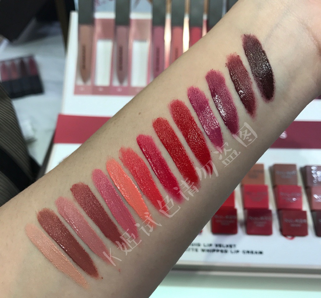 burberry liquid lip velvet 丝绒唇釉 / 液体口红 14色全试色