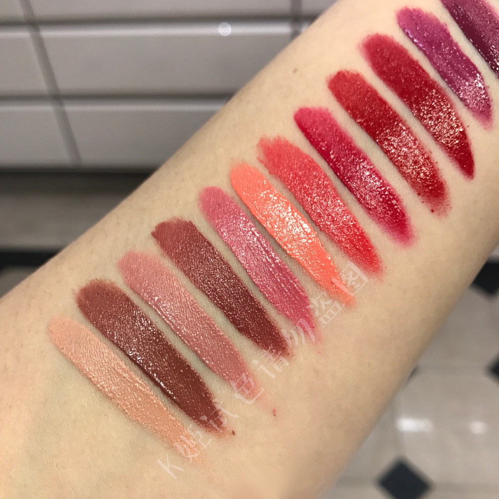 burberry liquid lip velvet 丝绒唇釉 / 液体口红 14色全试色