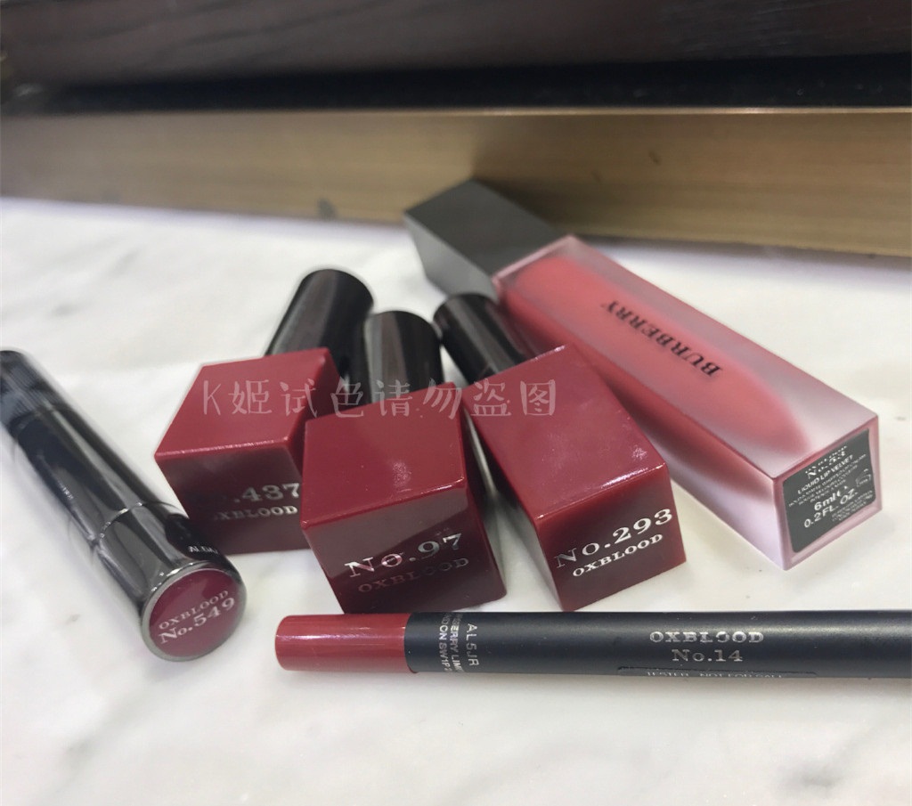 burberry liquid lip velvet 丝绒唇釉 / 液体口红 14色全试色