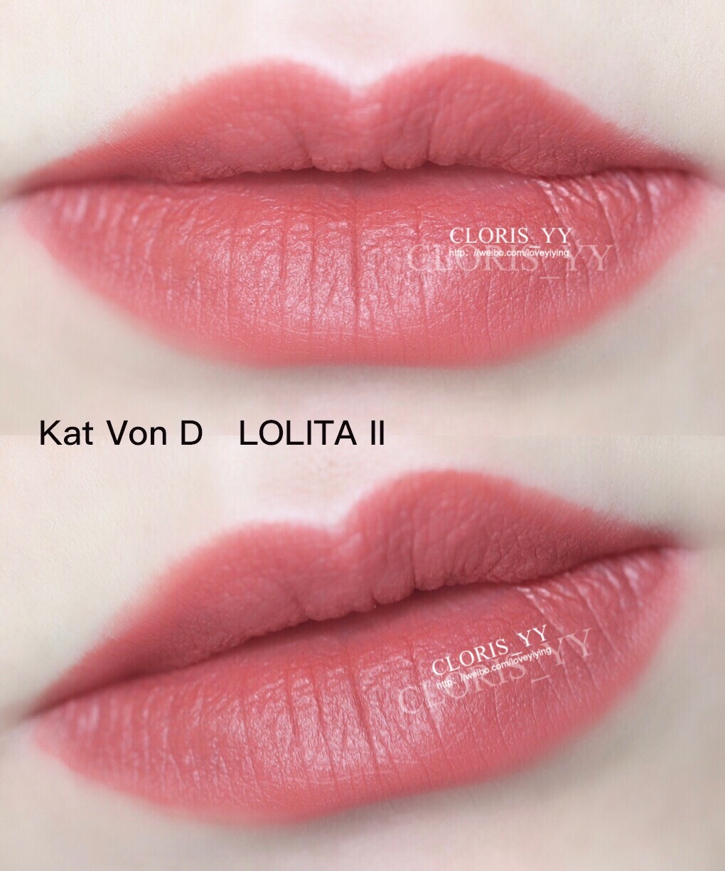 Kat Von D 铆钉唇膏LOLITA（黑管）LOLITA II、MOTHER、DOUBLE DARE试色