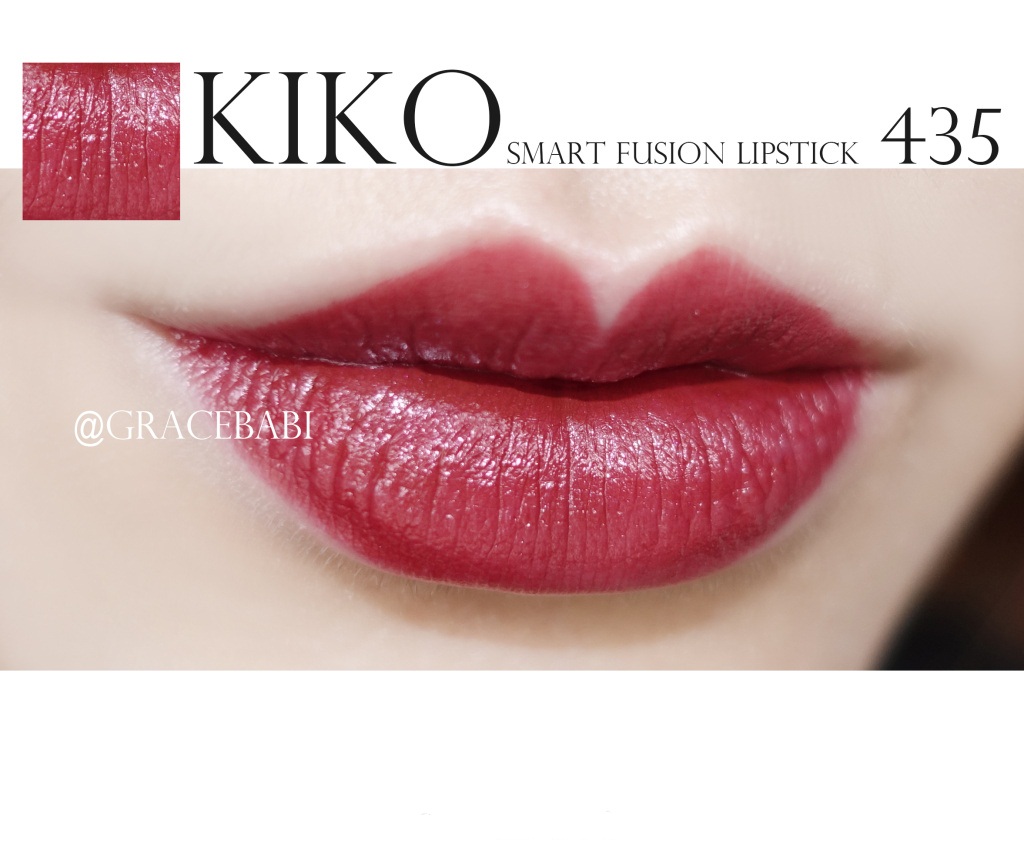 kiko唇膏 smart lipstick 435试色