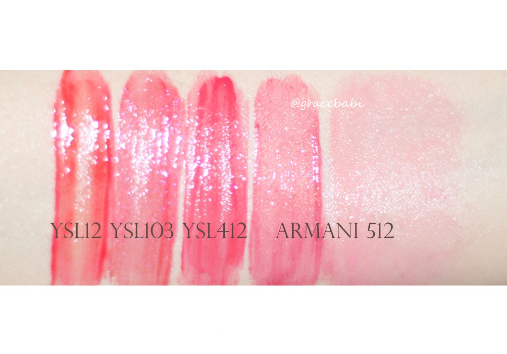 Giorgio Armani 阿玛尼黑管512 pink runway试色