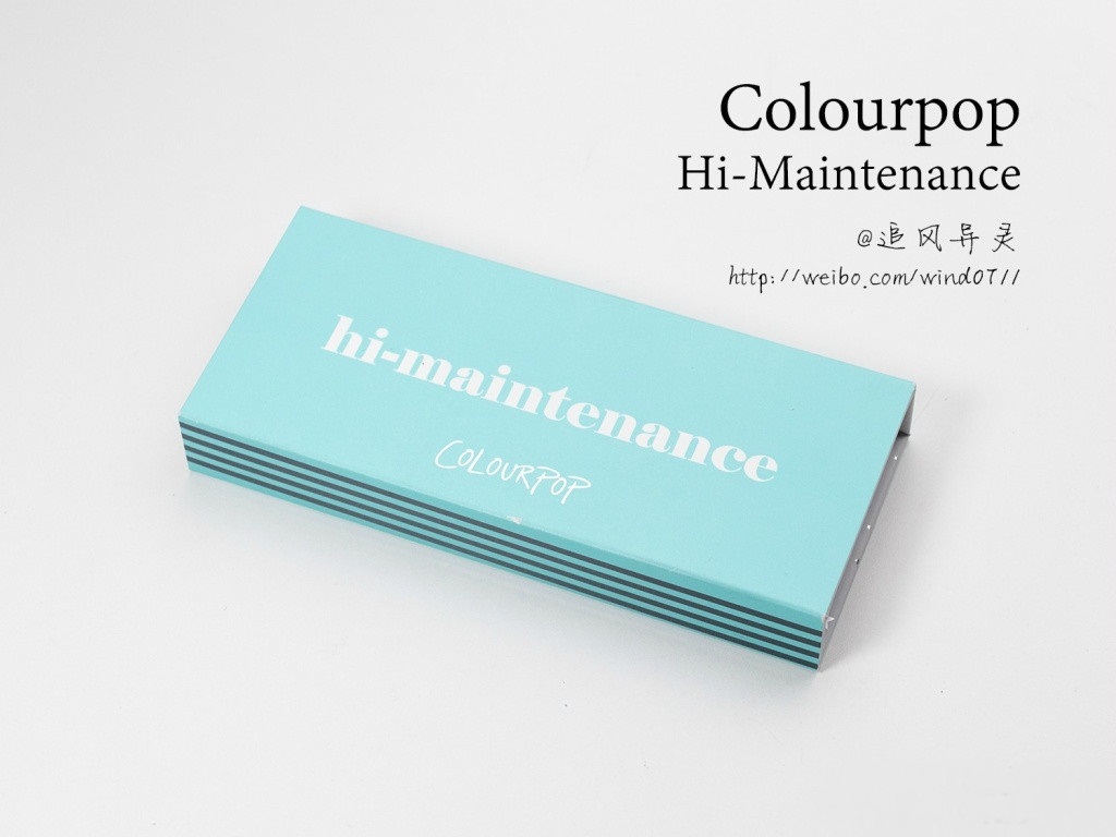 Colourpop眼影 Hi-Maintenance试色+画法