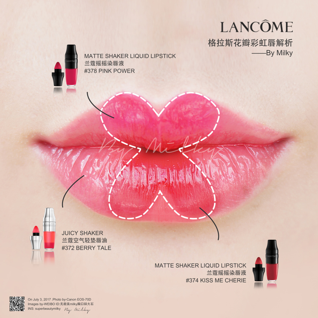 LANCOME✖Milky 联名礼盒—幸运#彩虹唇#