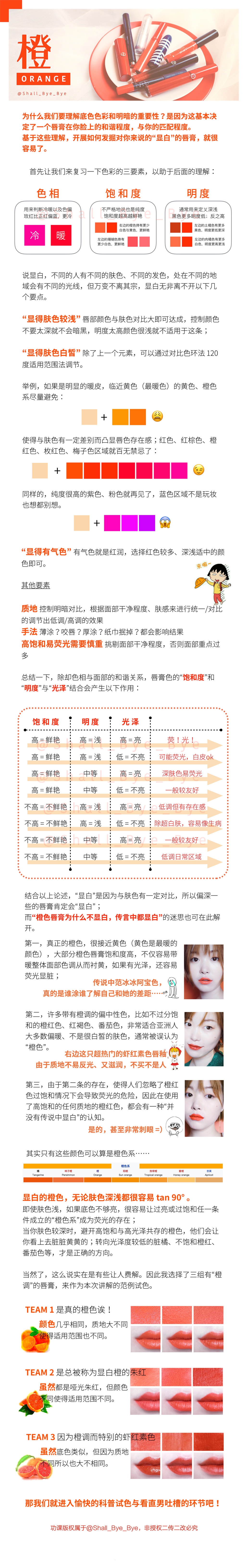 橙色唇膏适合什么肤色，为什么你用橙色唇膏不显白