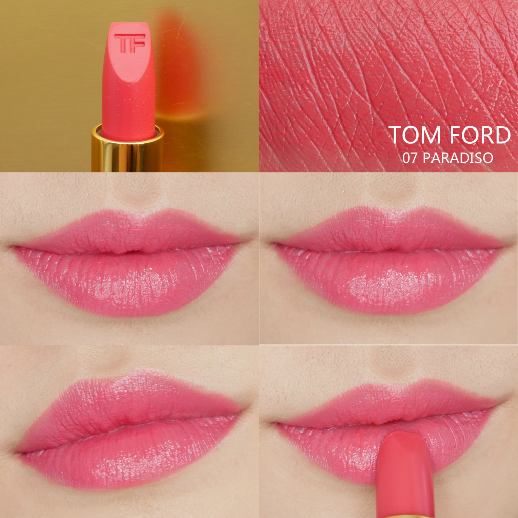 TOM FORD白管唇膏白管05 SWEET SPOT/07 PARADISO试色