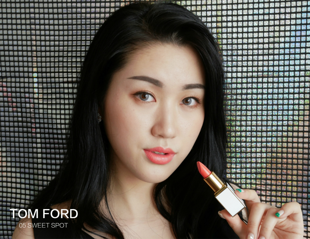 TOM FORD白管唇膏白管05 SWEET SPOT/07 PARADISO试色