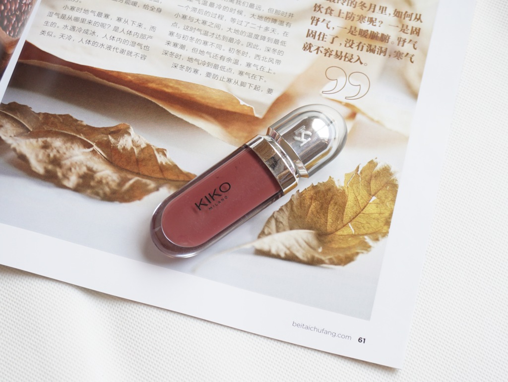 Kiko唇釉21试色，TOM FORD眼影盘03 cocoa miragekiko画法