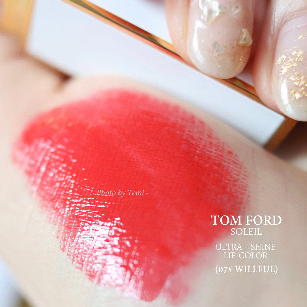 Tom Ford 2018白管口红新色 07 willful试色