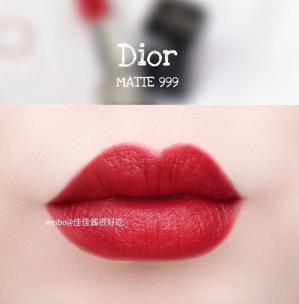 Dior Matte 999 | 迪奥唇膏哑光999试色