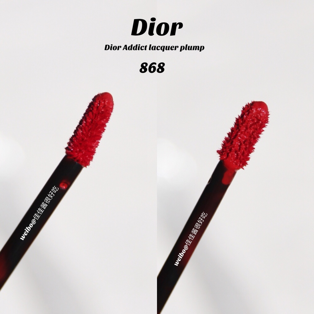 Dior | 迪奥漆光瘾诱唇露 868 试色