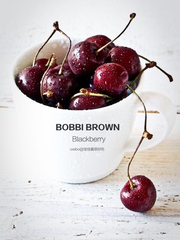 BOBBI BROWN唇膏 Black berry 试色