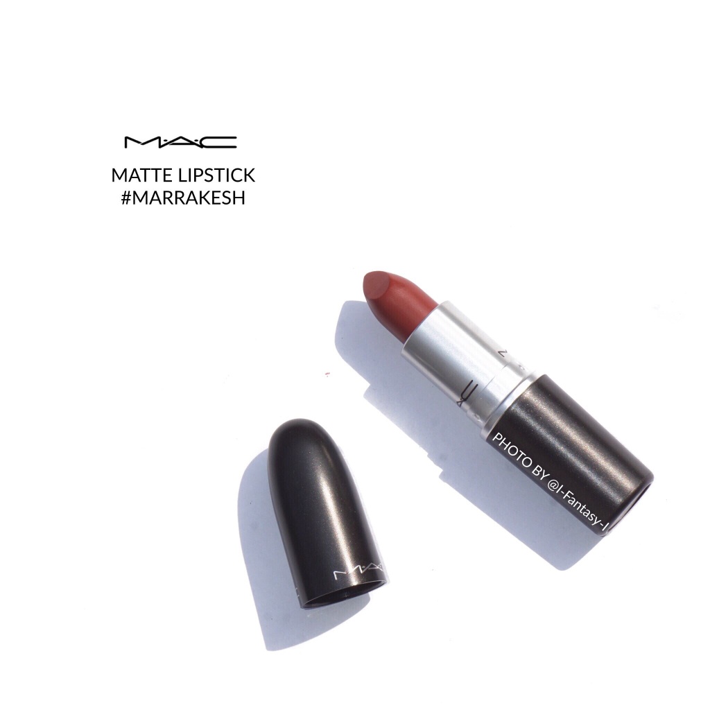 M.A.C唇膏MATTE LIPSTICK #MARRAKESH试色