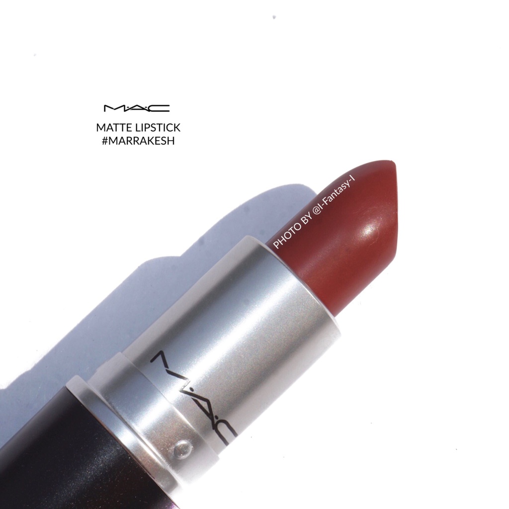 M.A.C唇膏MATTE LIPSTICK #MARRAKESH试色