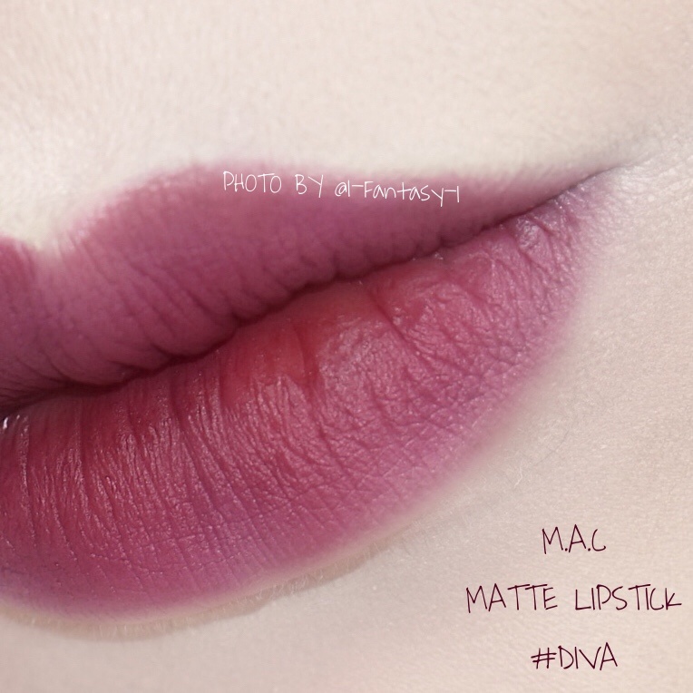 M.A.C子弹头唇膏 MATTER LIPSTICK试色