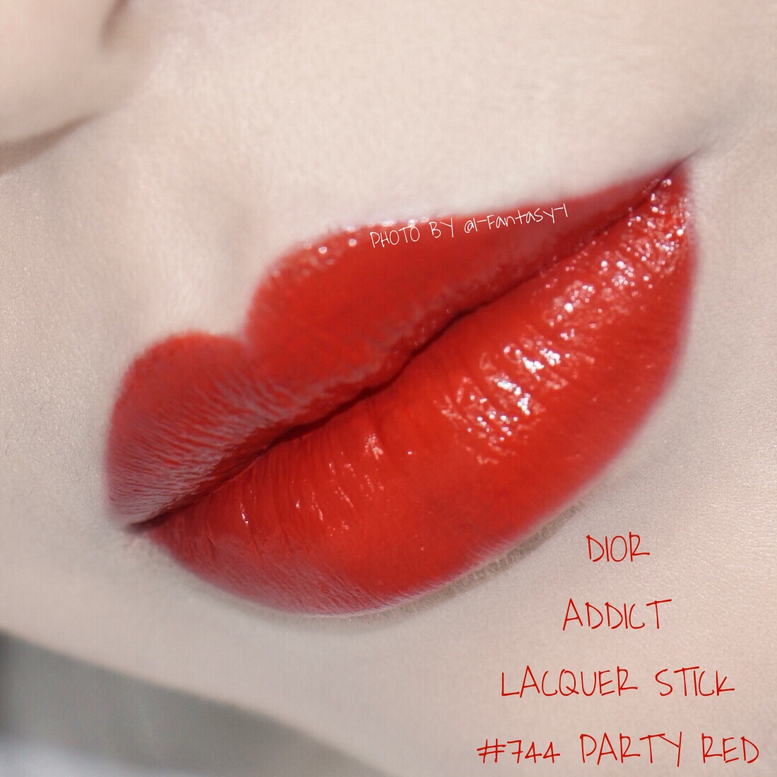 DIOR /ADDICT LACQUER STICK #744 PARTY RED 试色