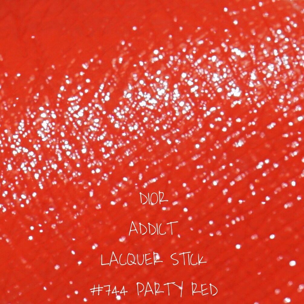 DIOR /ADDICT LACQUER STICK #744 PARTY RED 试色