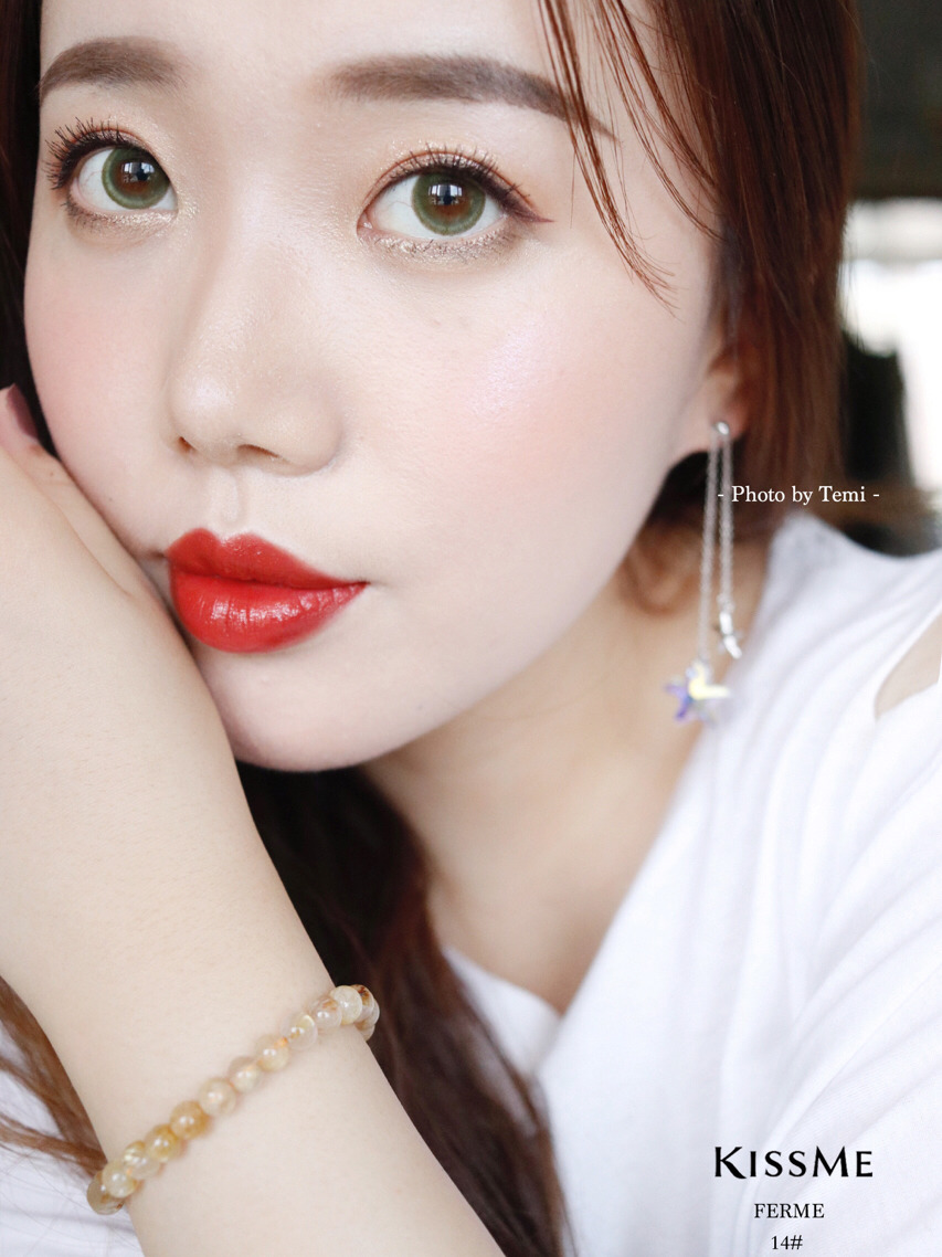 Kiss Me Ferme金管唇膏（14#）试色