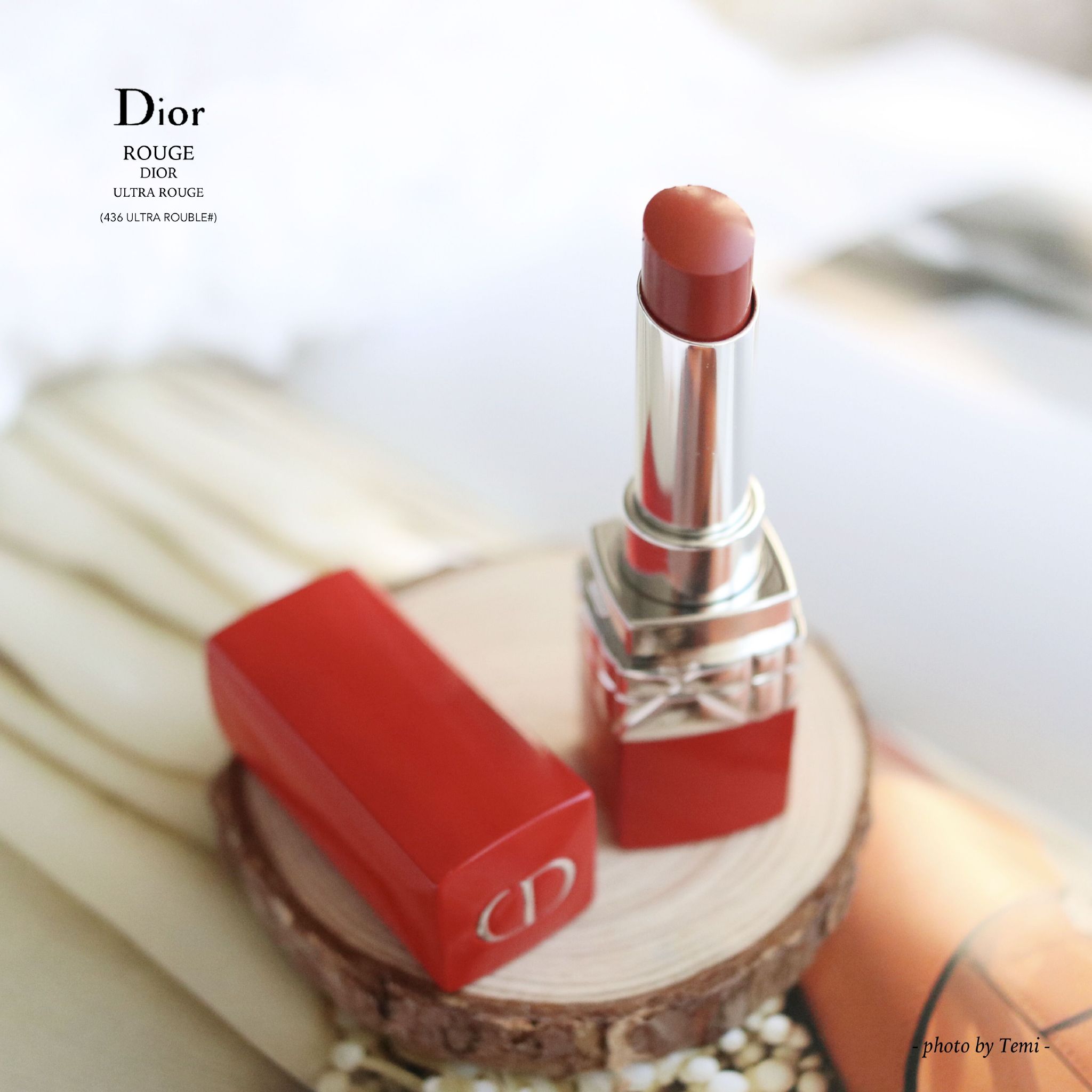 Dior 迪奥2018秋季新款红管限量唇膏（436#）试色