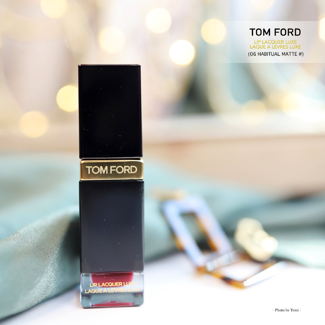 Tom ford 2019新款方管哑光唇釉（06#）试色