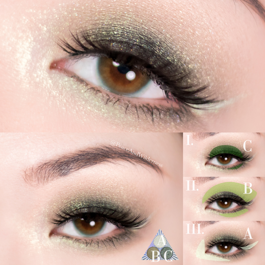 绿色眼妆怎么画，绿色眼妆教程