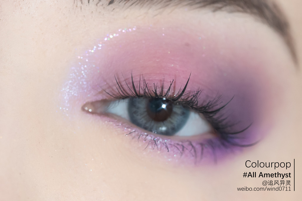Colourpop - All Amethyst 紫水晶盘试色