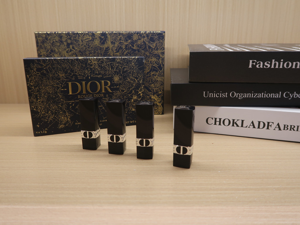Dior迪奥烈艳蓝金迷你唇膏228、720、909、999试色