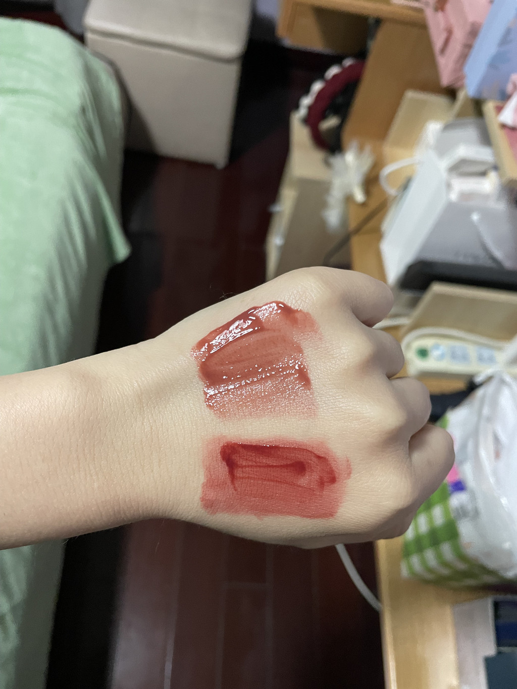 3CE水雾唇露LAYDOWN试色