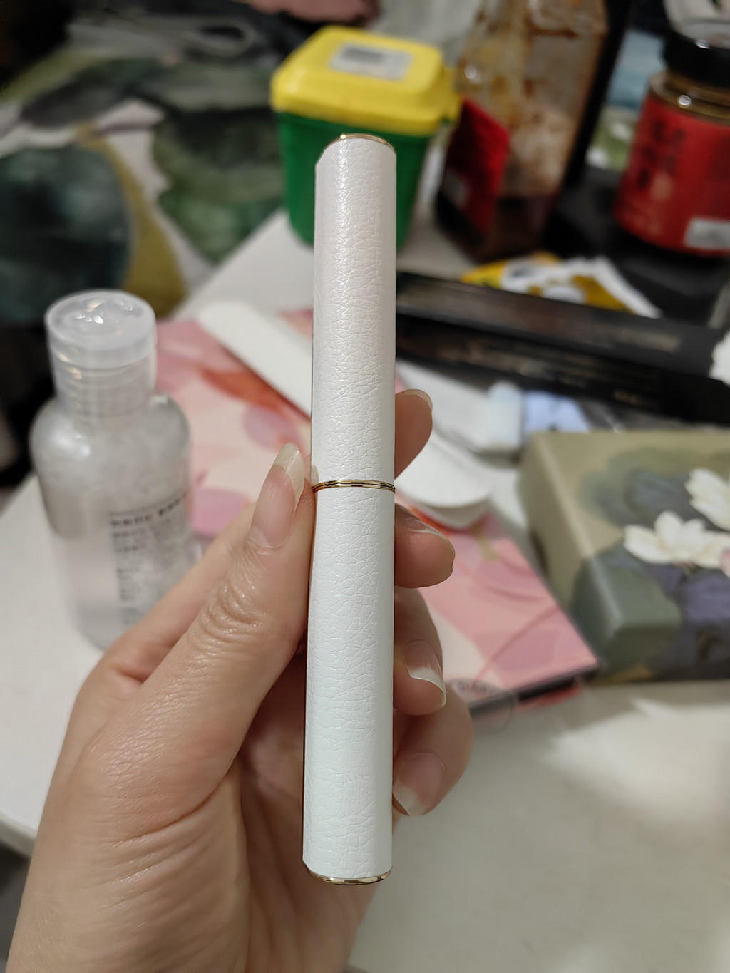 完美日记芭蕾小细跟口红试色