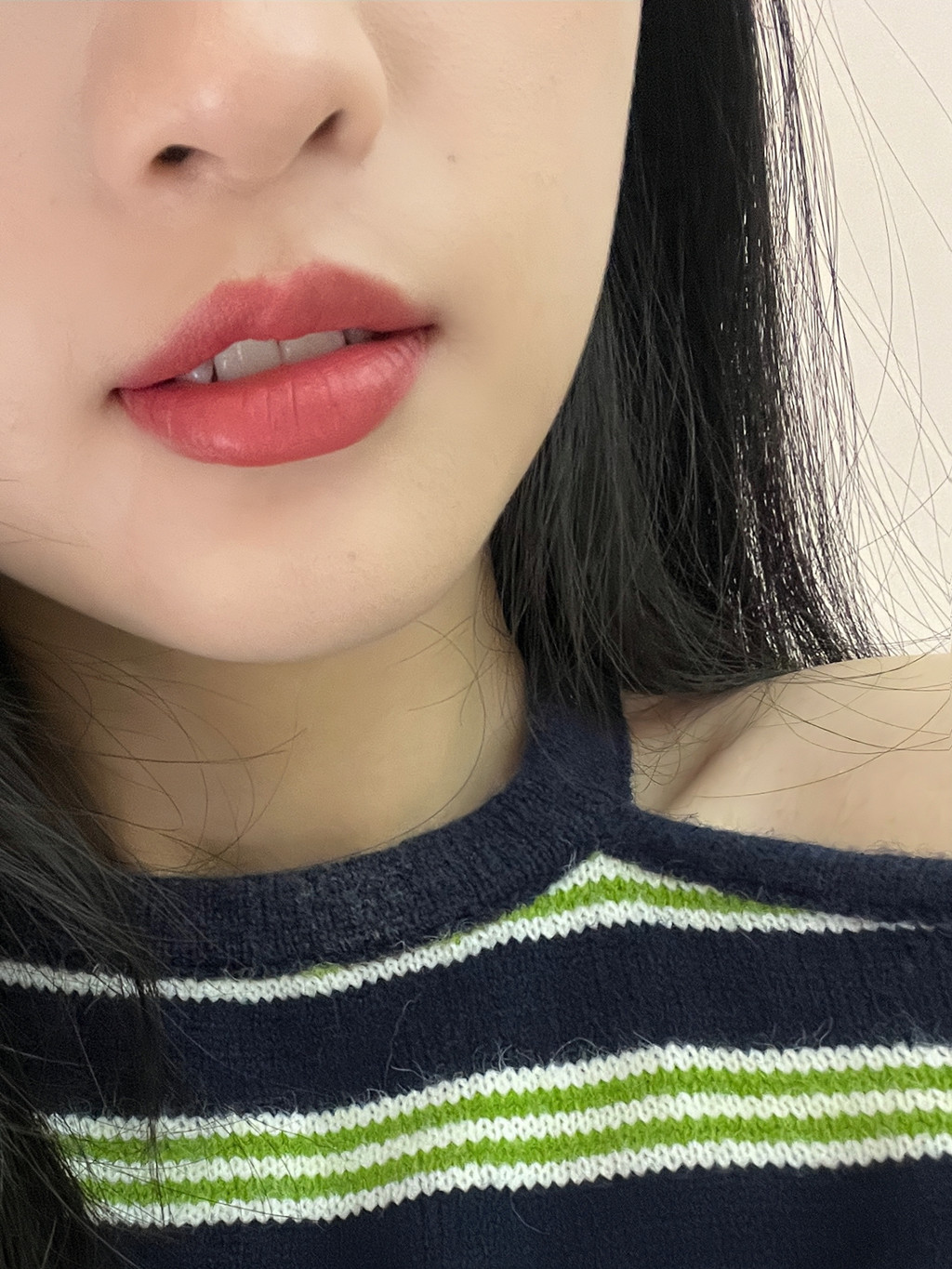 兰蔻菁纯口红295试色