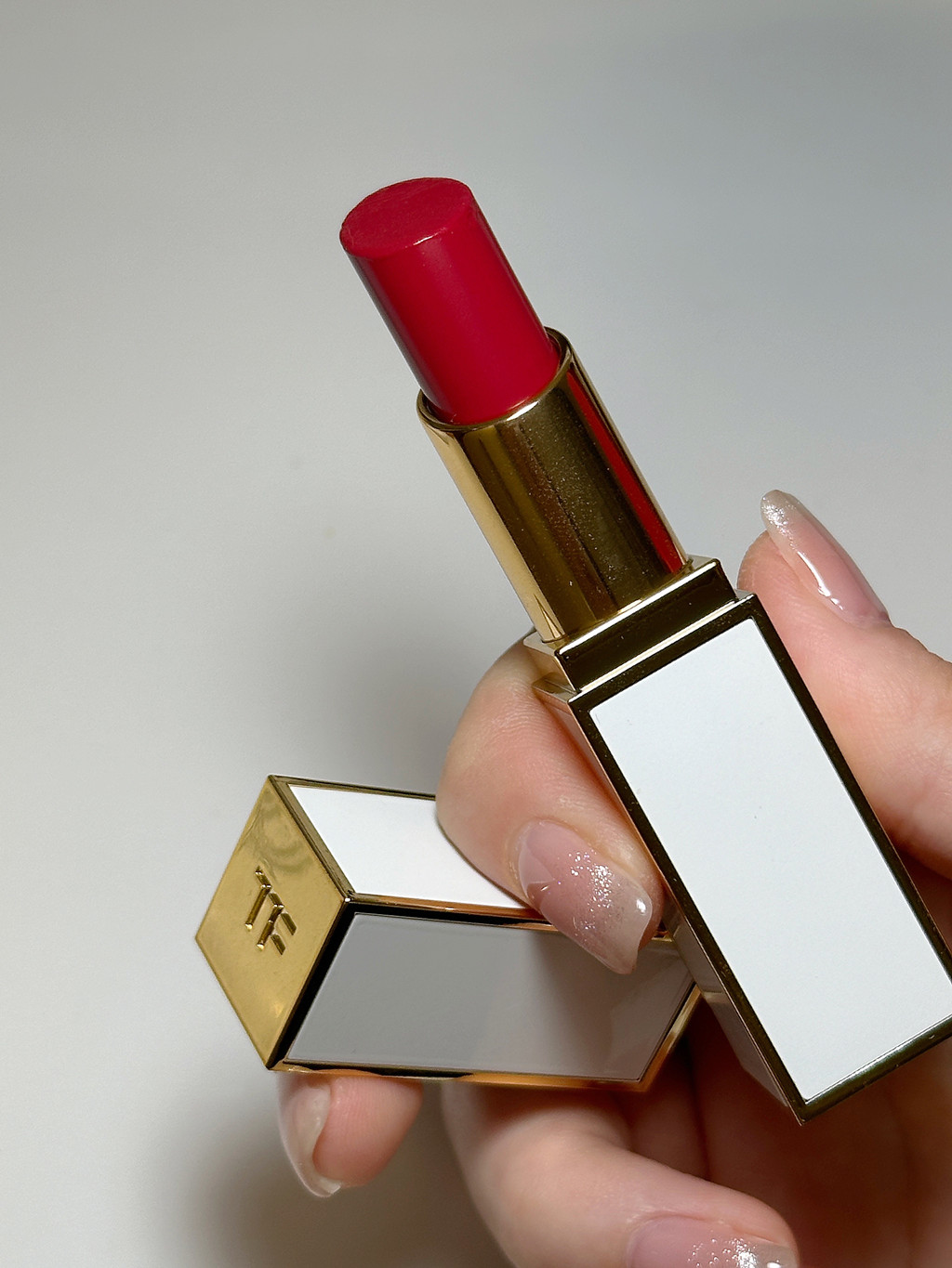 TF细白管口红34 ROSE IRISÉ 眼波试色