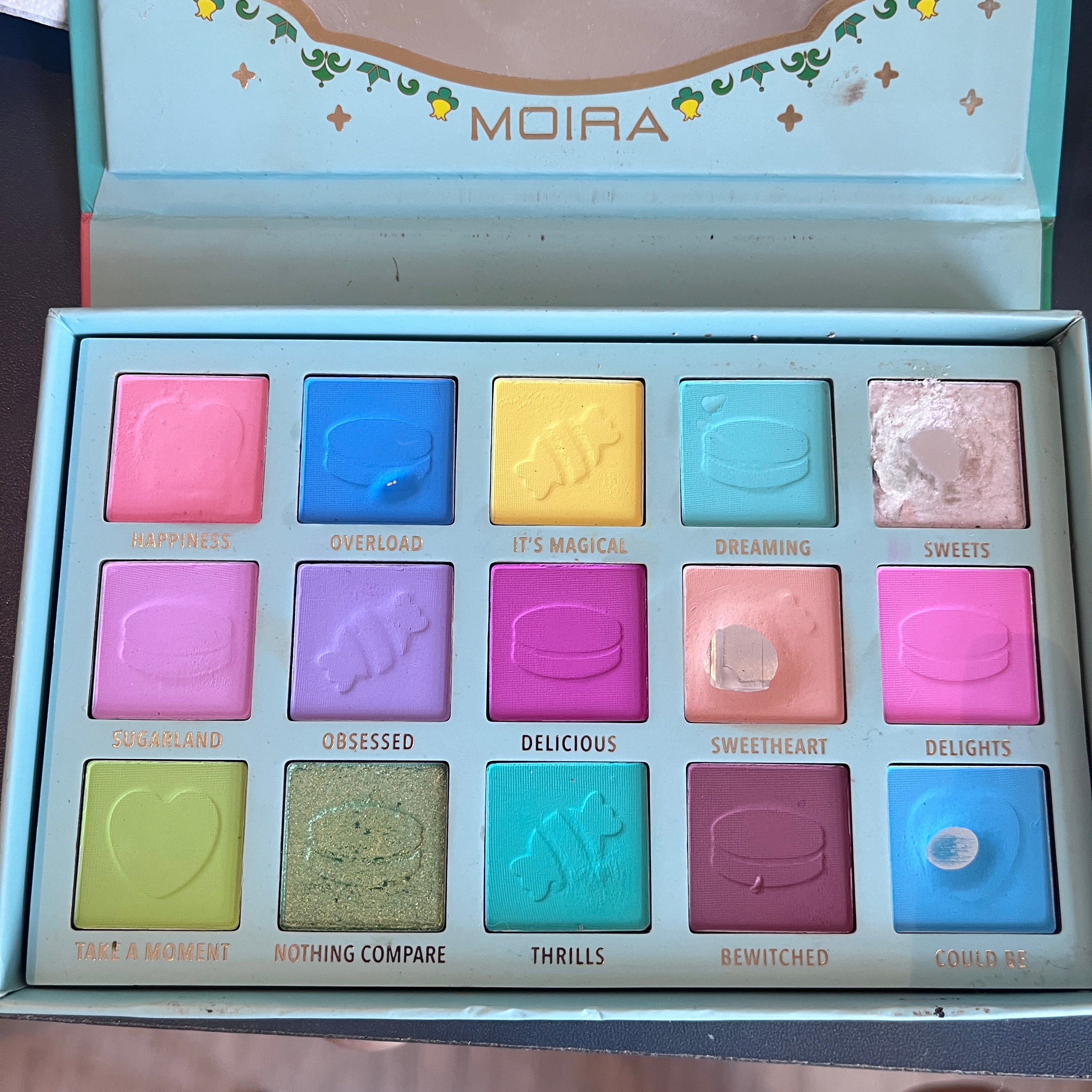 moira眼影盘sweet delights