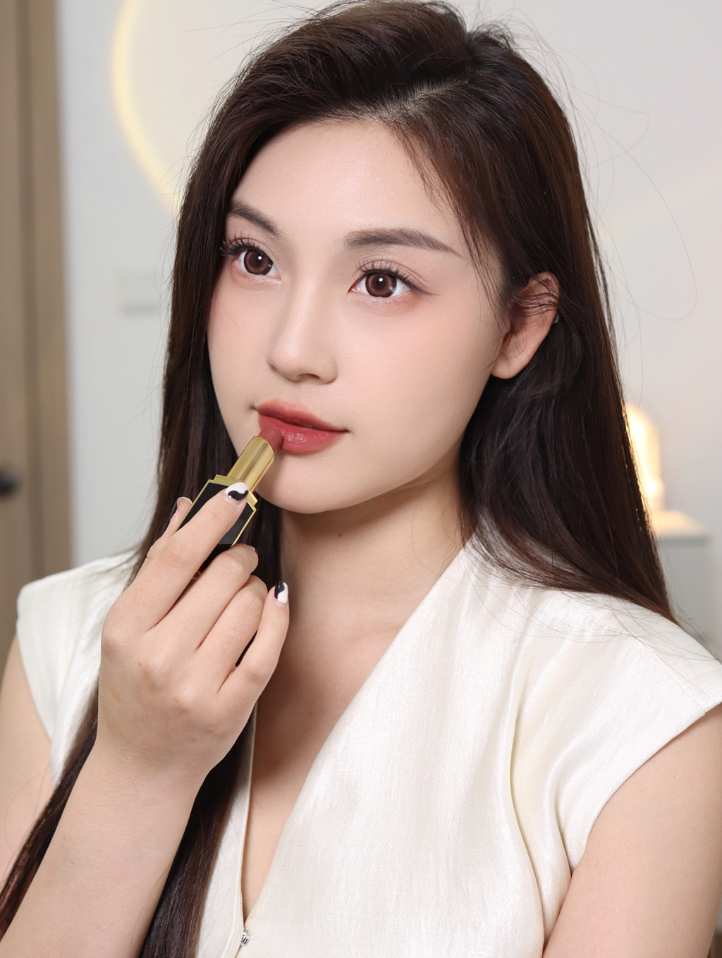 TF细黑管口红68 PEEPTOE 名利场试色