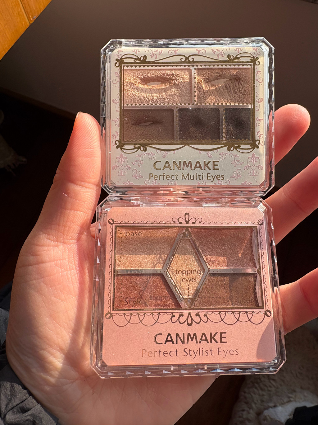Canmake五色眼影哑光01铁皮