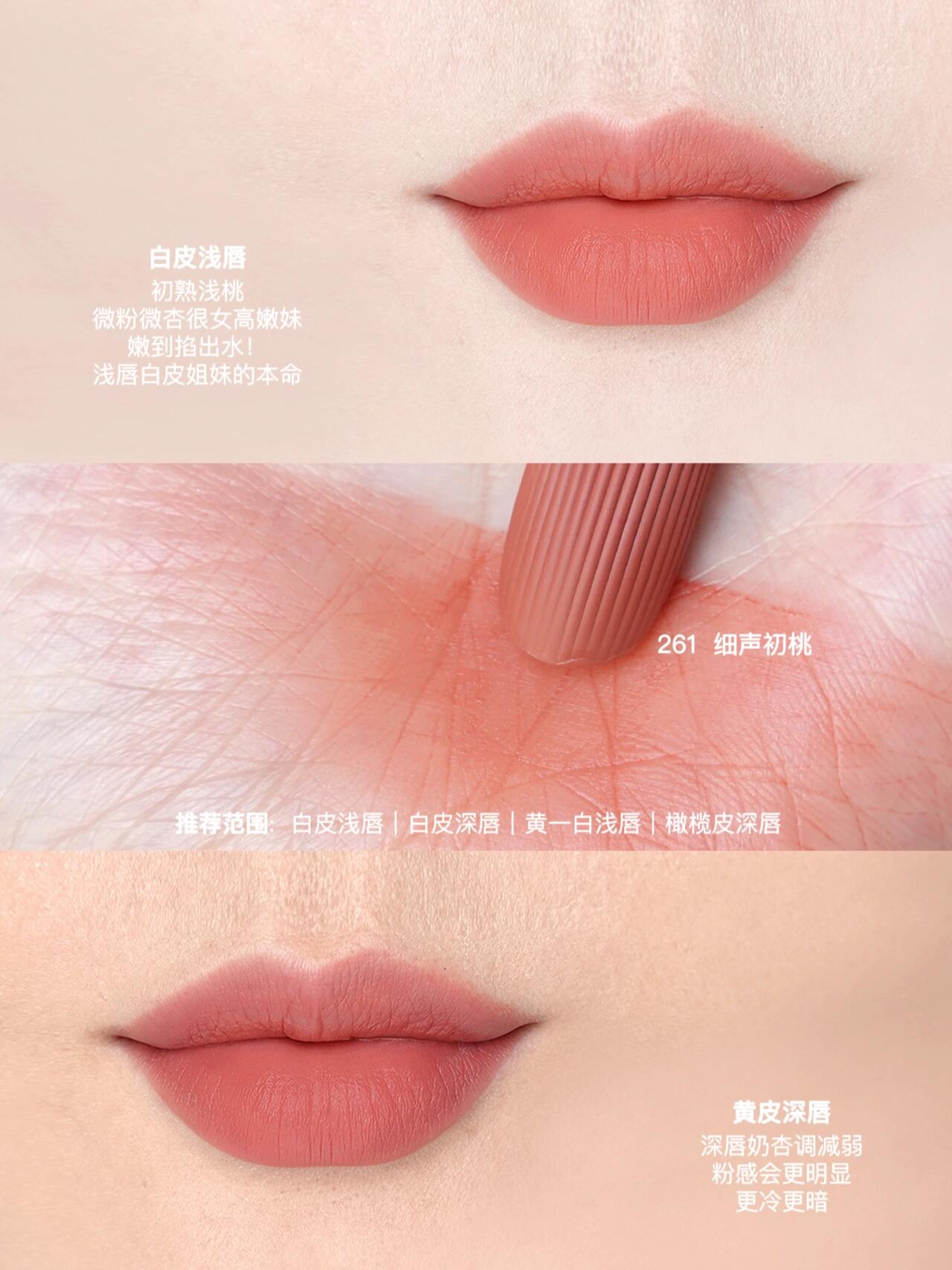 雅诗兰黛丝雾小金管口红试色