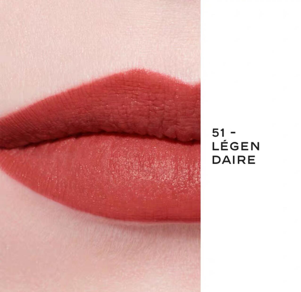 香奈儿魅力丝绒唇膏51试色