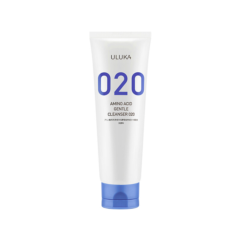 ULUKA 020洗面奶成分表，ULUKA氨基酸酵母洁面乳成分表分析