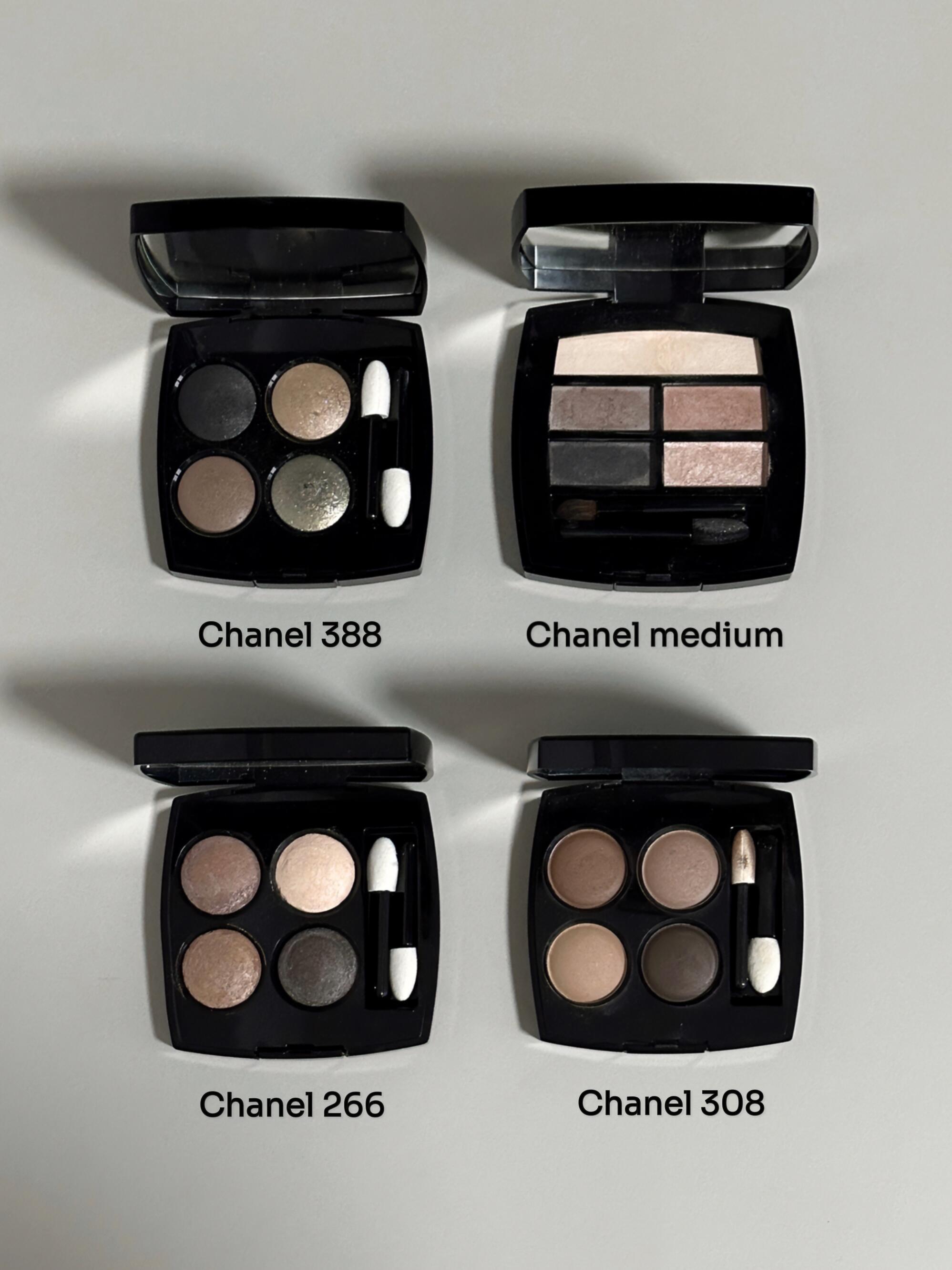 CHANEL香奈儿眼影388、266/308、medium试色