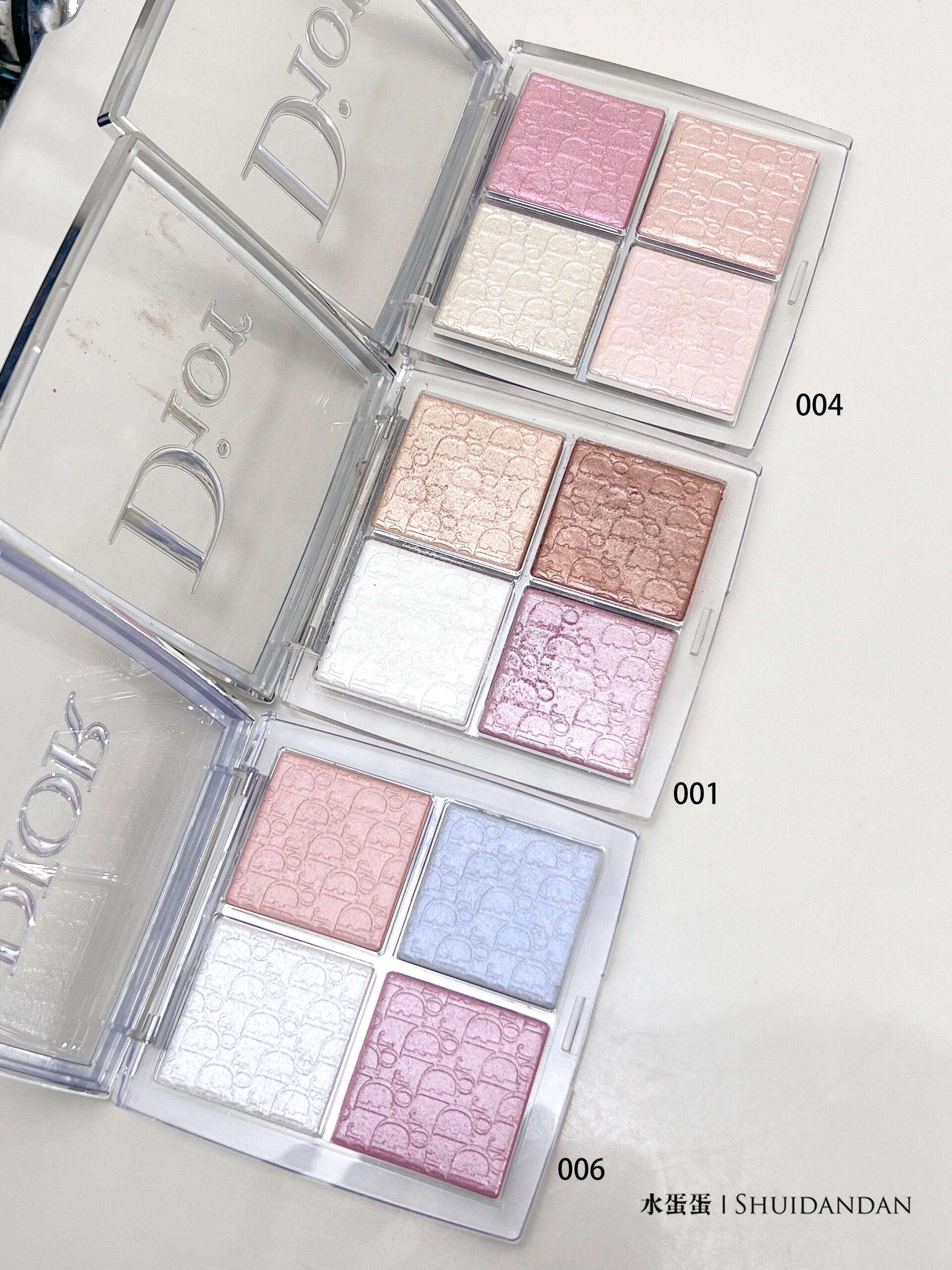 Dior 迪奥后台高定四色高光腮红眼影多用盘试色