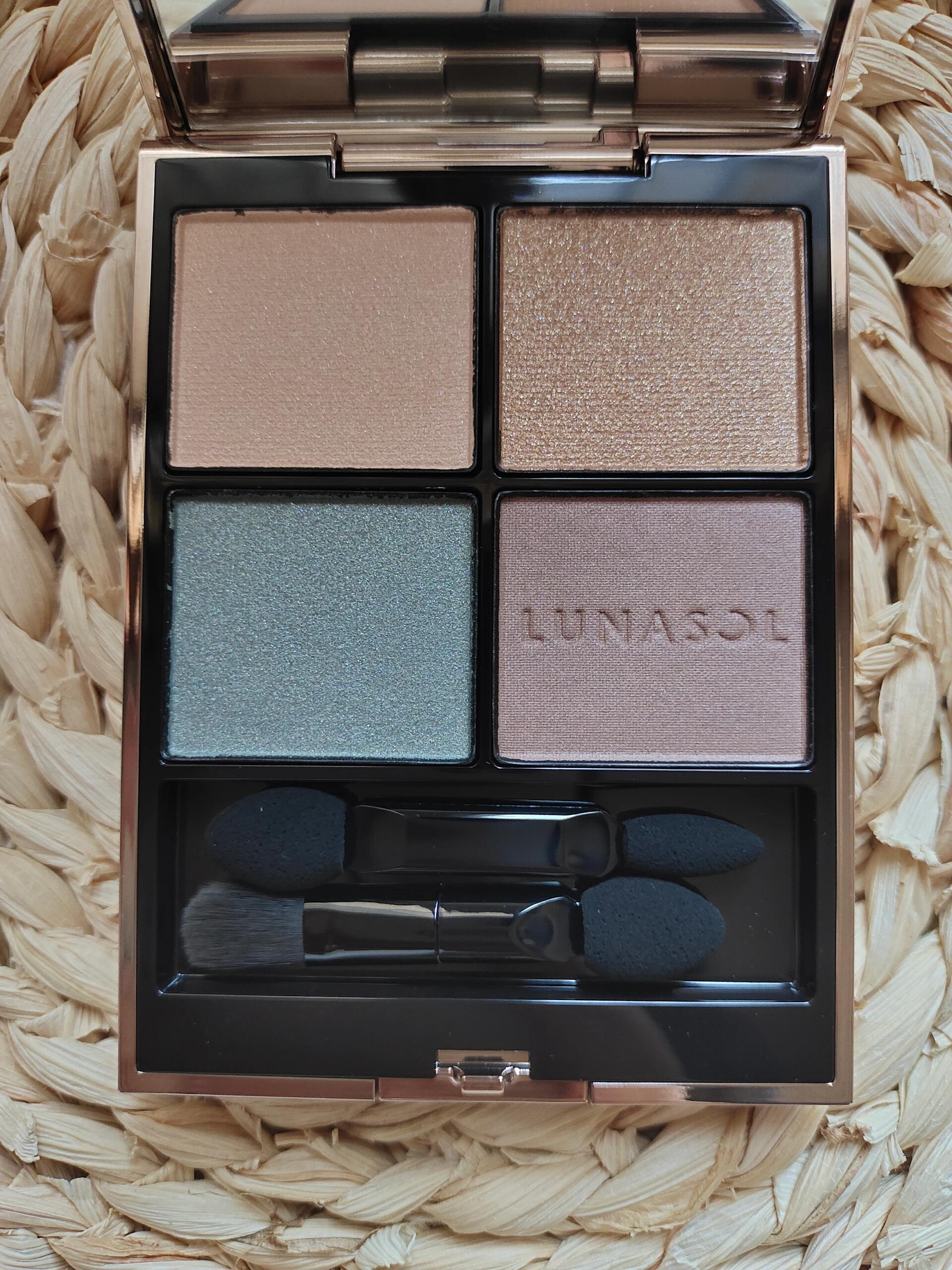 lunasol 2024秋季限定眼影盘N3试色