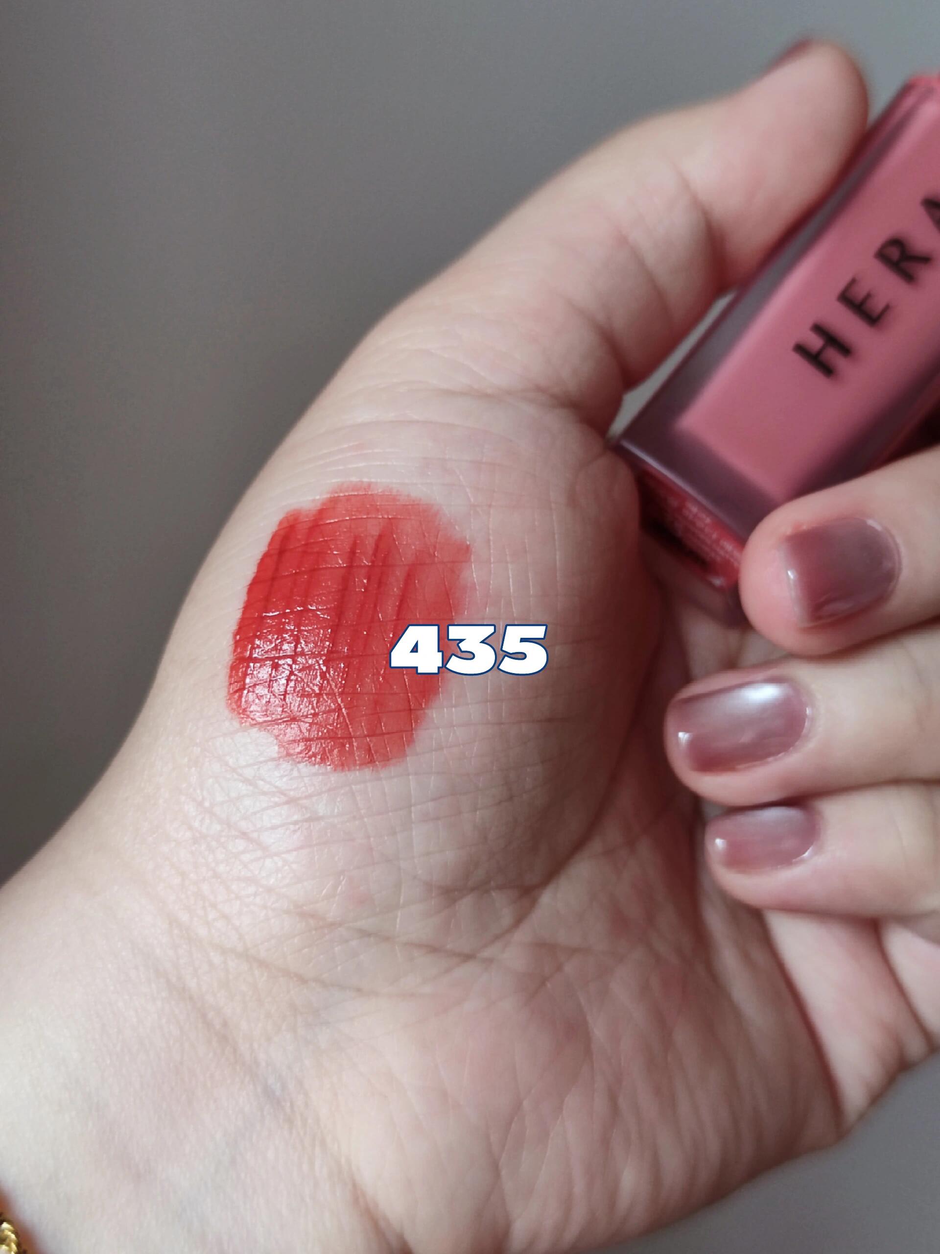 Hera唇釉435、499试色