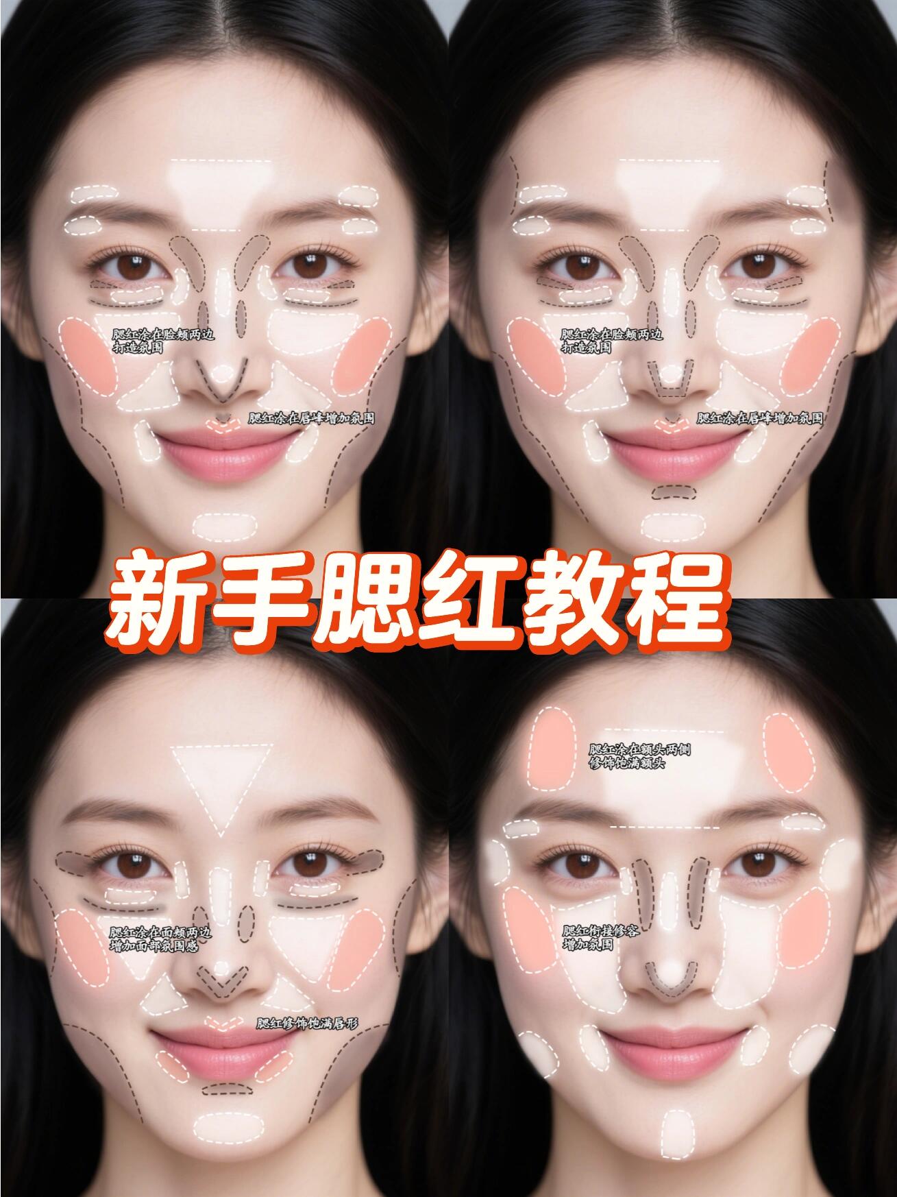 新手怎样涂腮红，新手腮红怎么打才好看