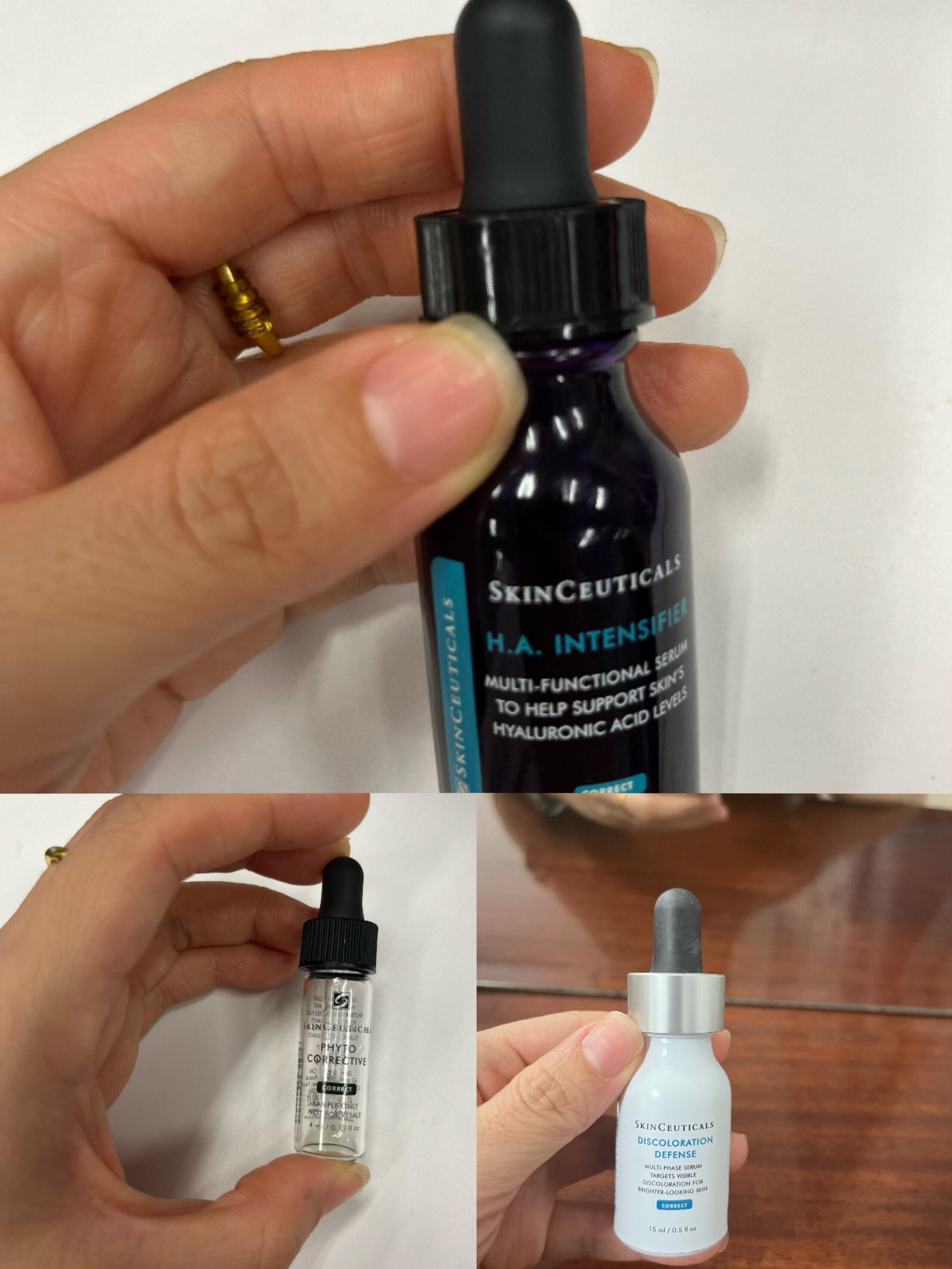 修丽可紫米精华、色修精华、焕彩精华发光瓶