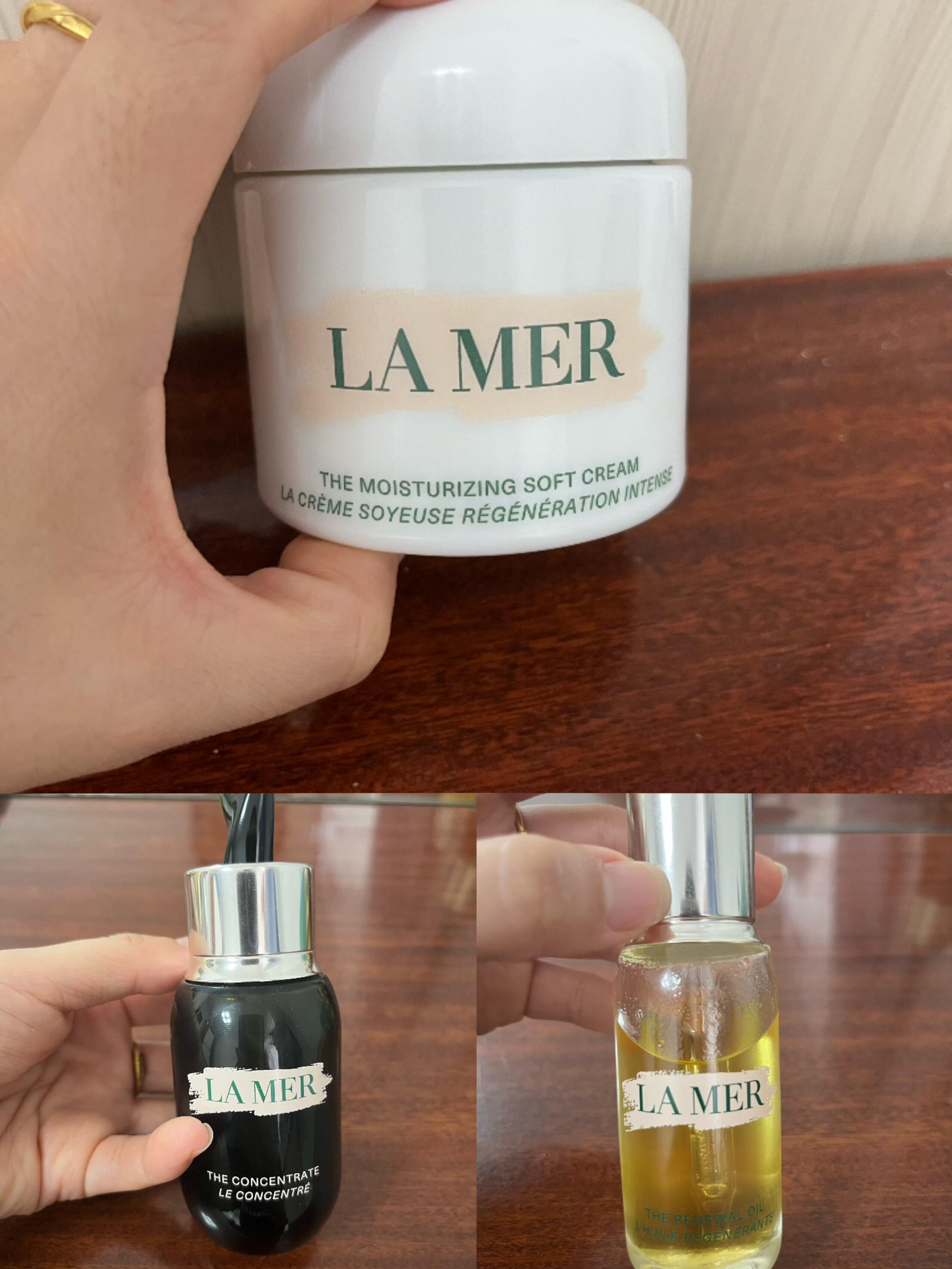 海蓝之谜面霜、修护精华、精华油