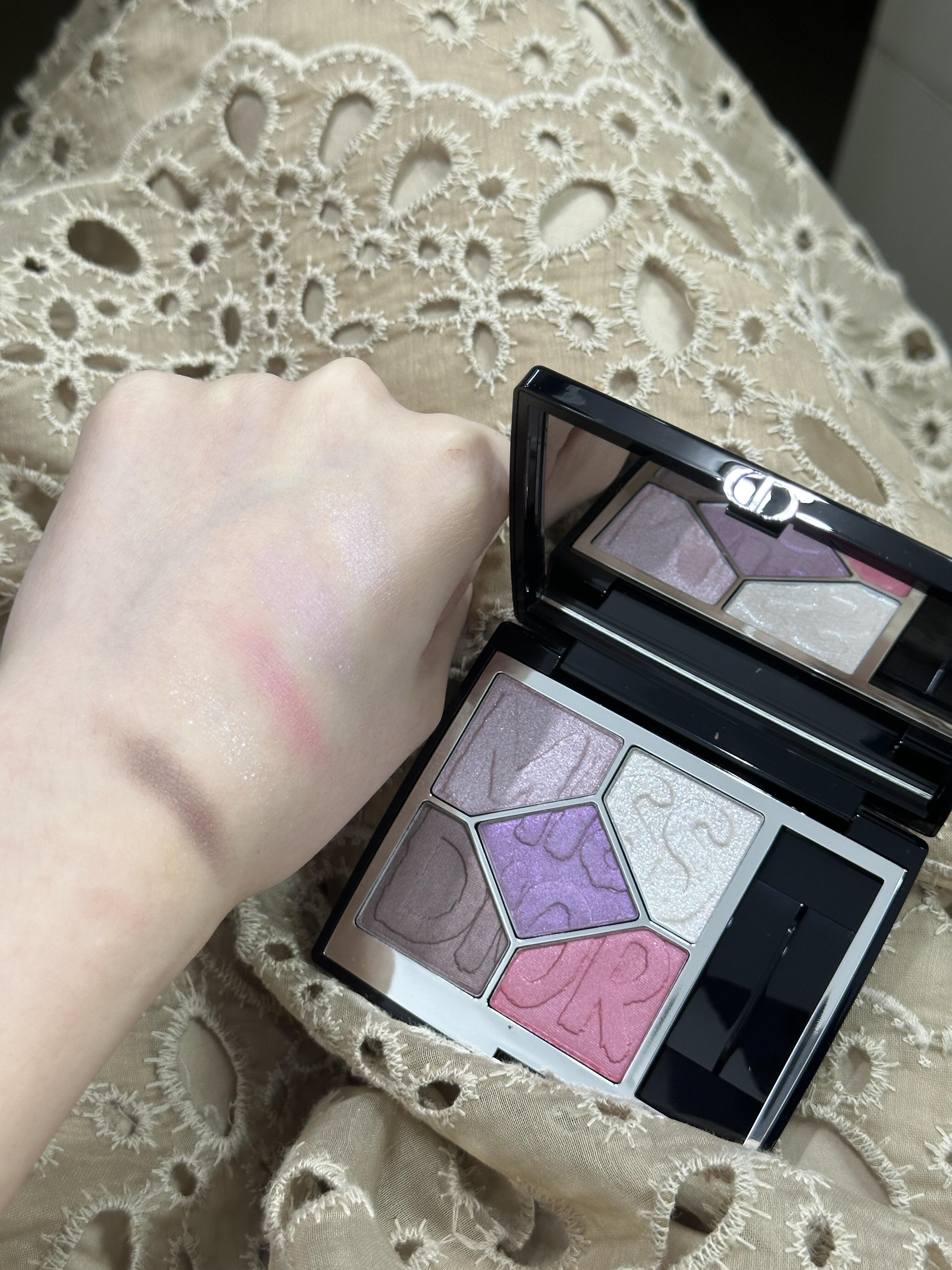 Dior迪奥五色眼影盘850、Chanel香奈儿五色眼影Light试色