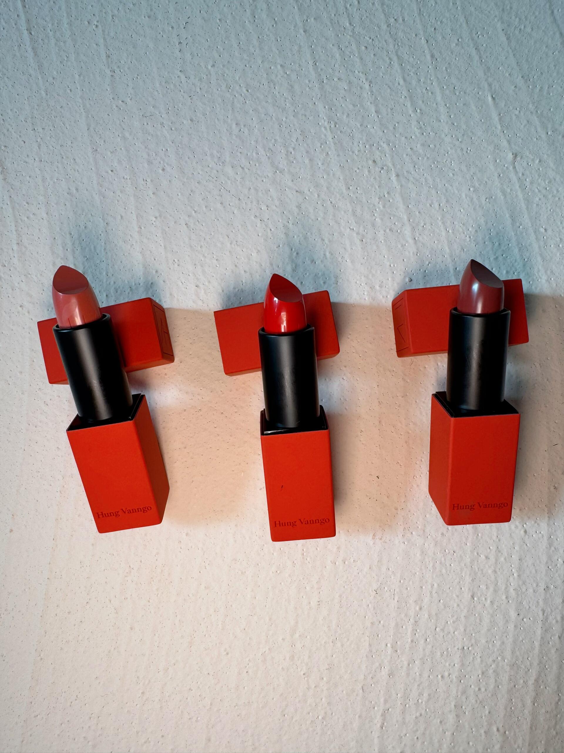 Hung Vanngo唇膏试色