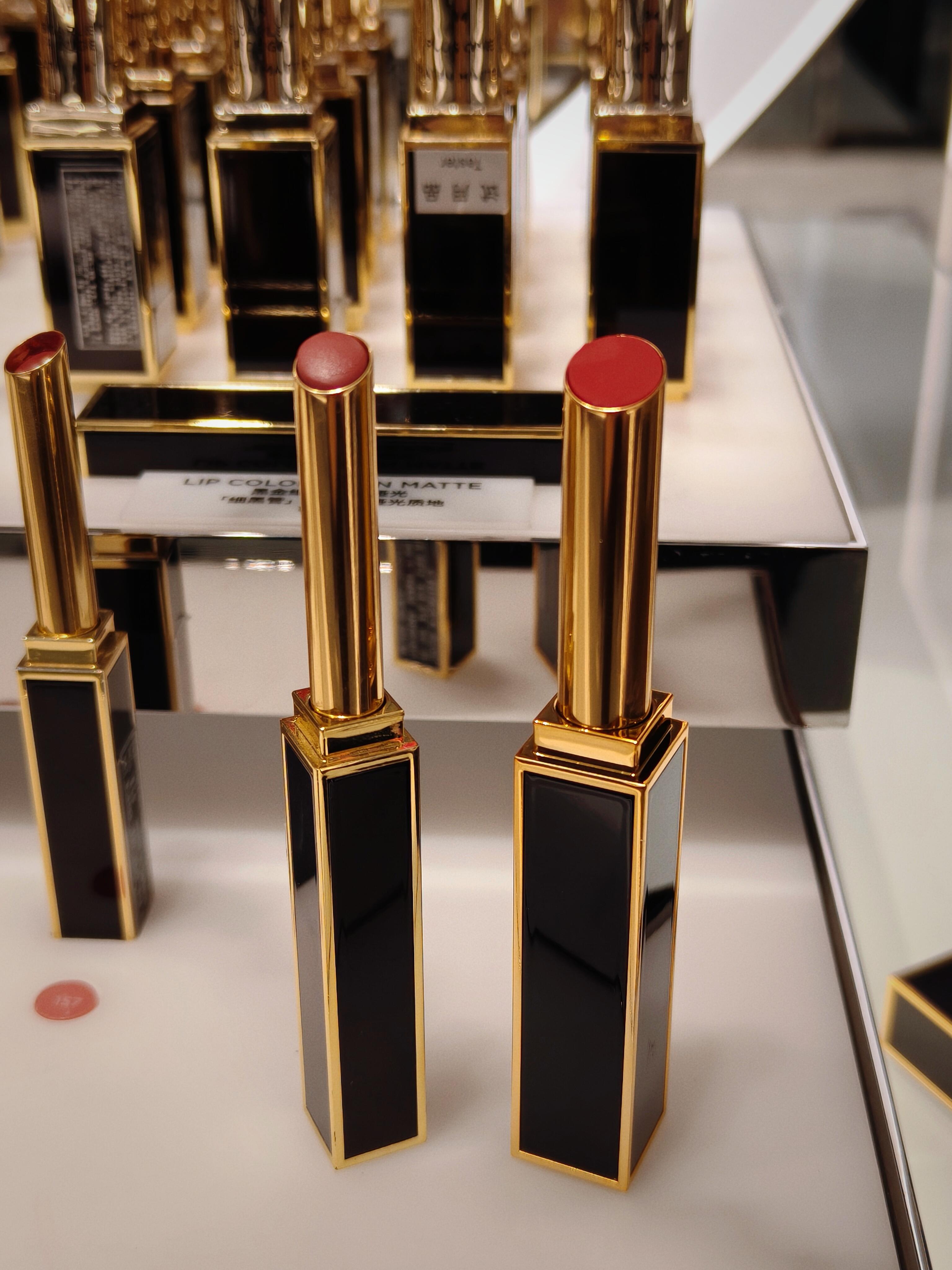 TF极细管口红16/100/156试色