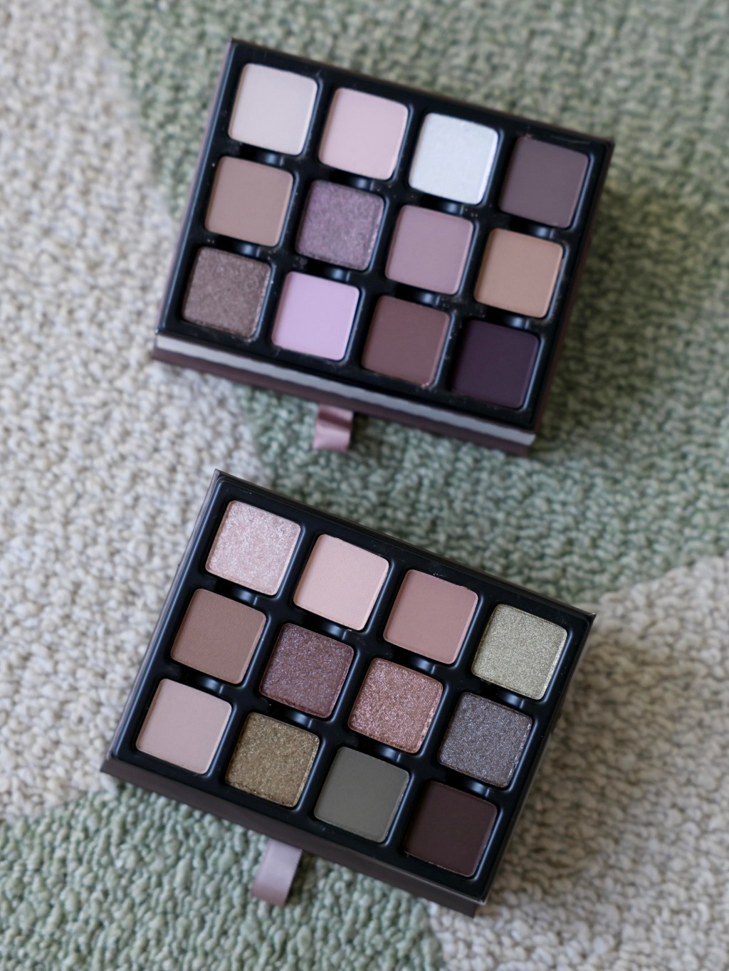 Viseart巴黎哑光12色眼影盘海妖夜曲试色