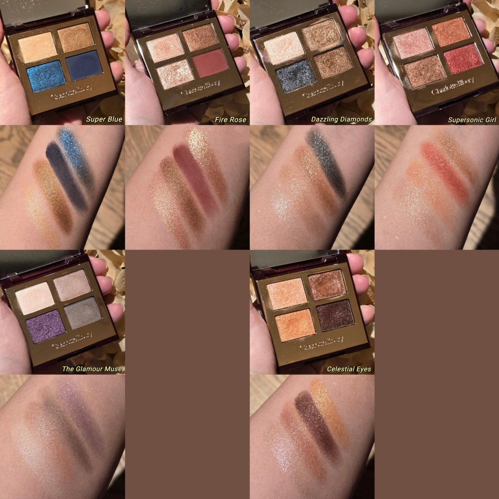 ct眼影盘哪个颜色好看，ct四色眼影盘试色合集（下）