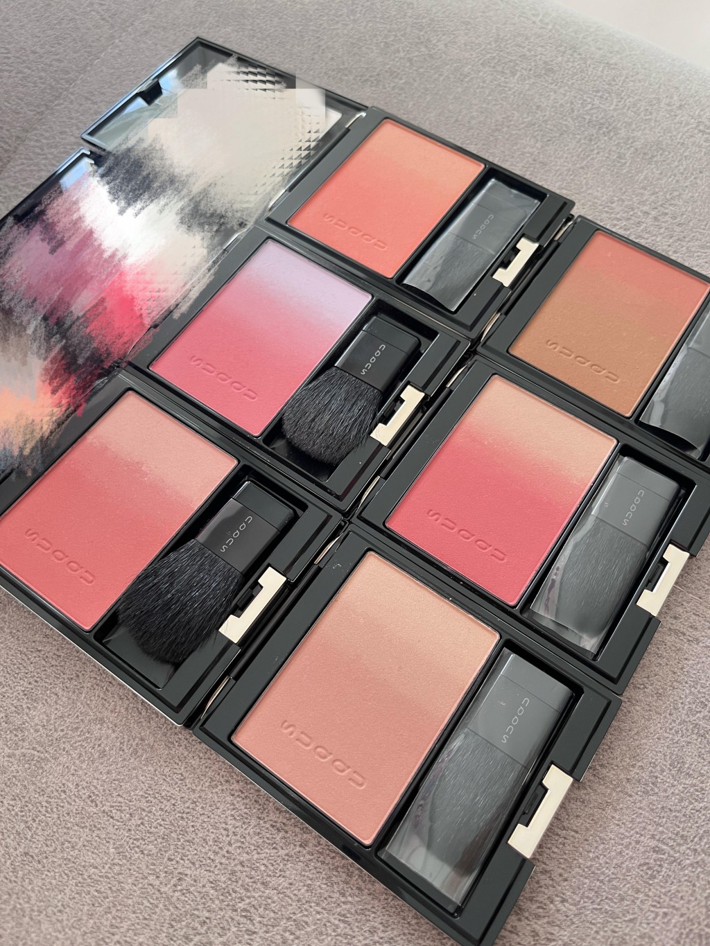 SUQQU渐变腮红试色